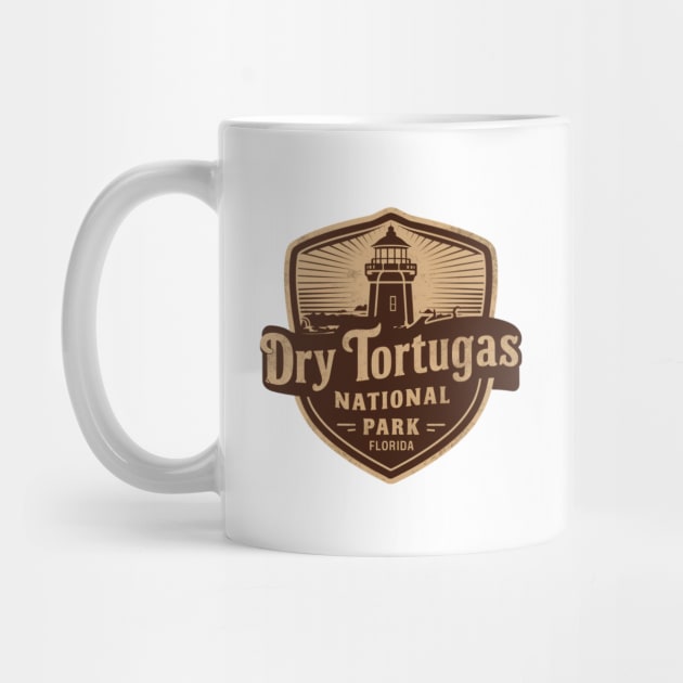 Vintage Dry Tortugas National Park Emblem by Perspektiva